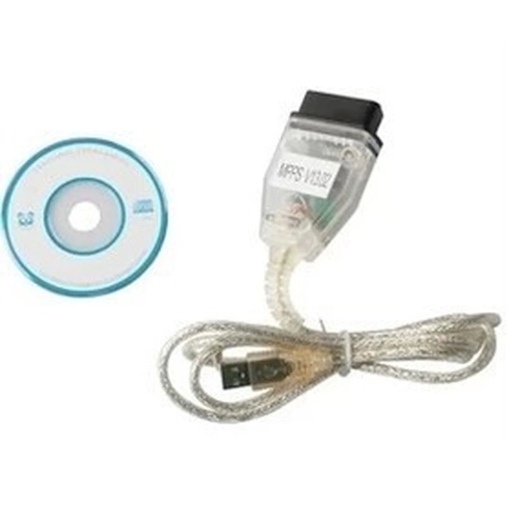 MPPS V13.02 OBD2 USB kabel pro BMW, Audi, VW a Citroen