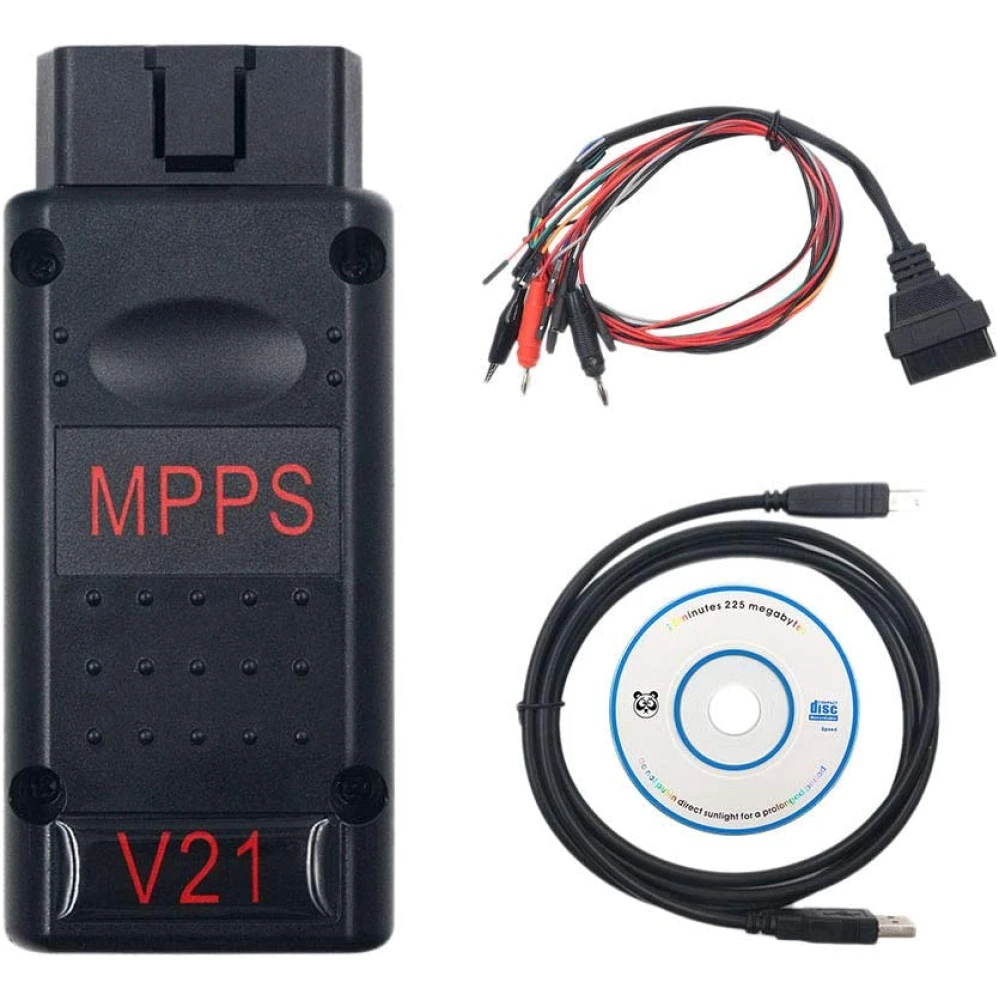 Mpps V21 ECU nástroj pro úpravu čipů Main + Tricore + Multiboot s kabelem
