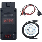 Mpps V21 ECU nástroj pro úpravu čipů Main + Tricore + Multiboot s kabelem