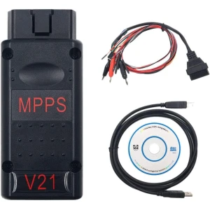 Mpps V21 ECU nástroj pro úpravu čipů Main + Tricore + Multiboot s kabelem