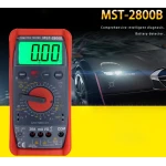 MST-2800B digitální multimetr s velkým LCD displejem pro autoelektriku