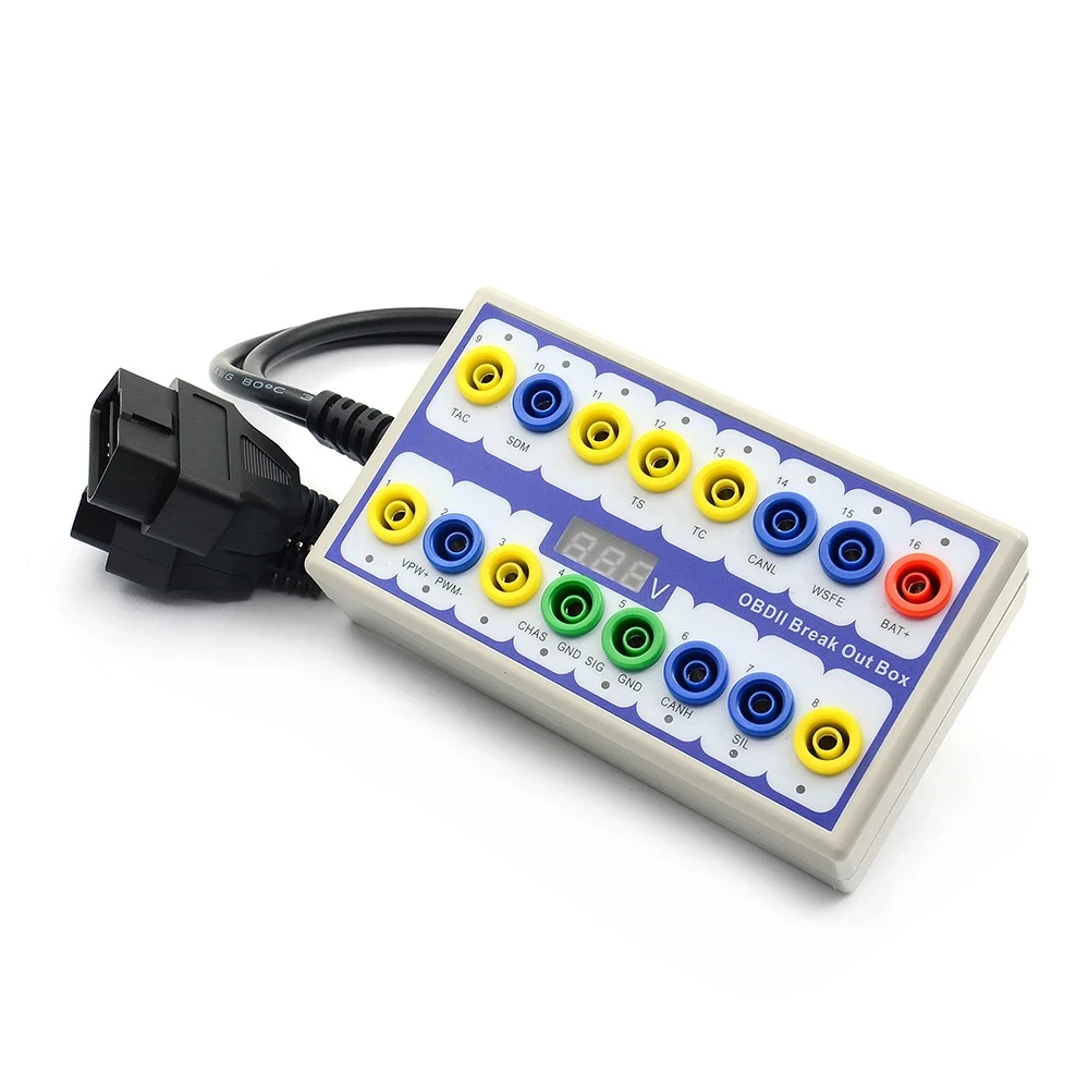 OBDII Breakout Box detektor protokolu – profesionální diagnostika