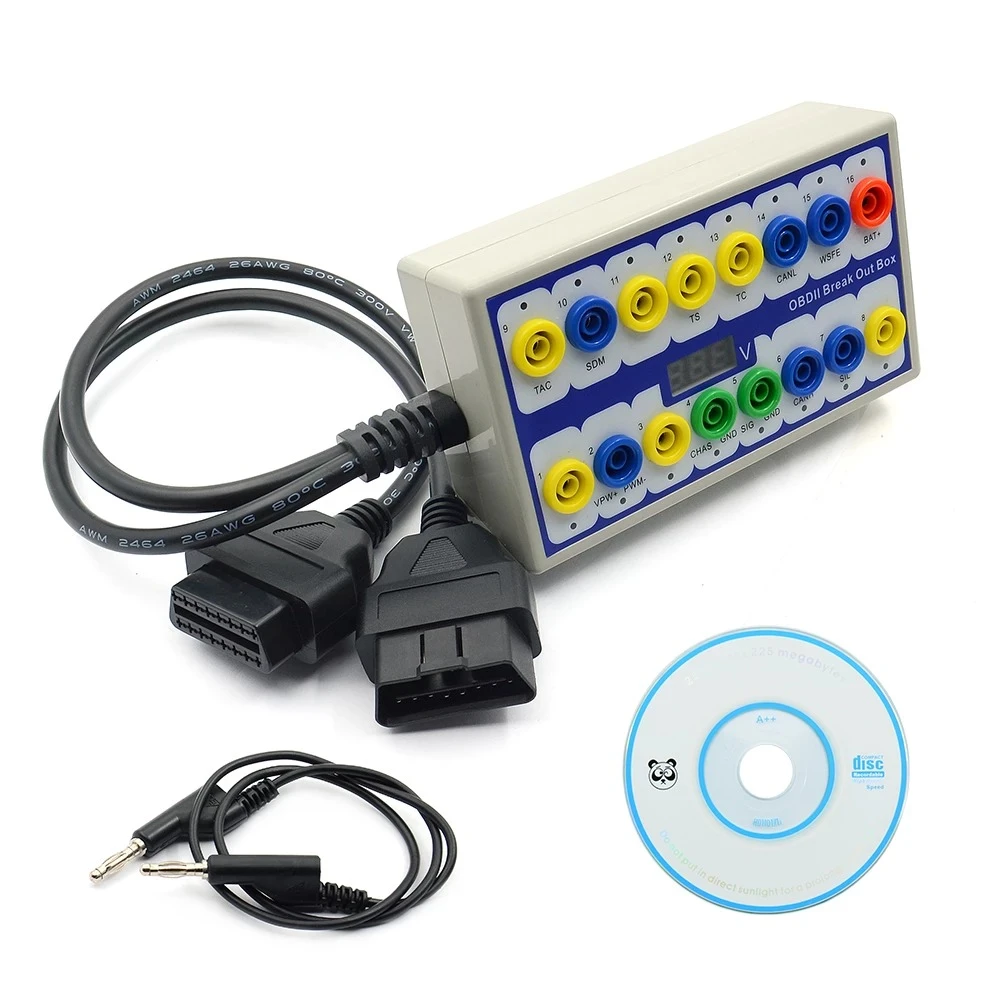 OBDII Breakout Box detektor protokolu – profesionální diagnostika