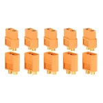 Pack 10 konektorů XT60 (5 samice + 5 samec) pro LiPo baterie Amass