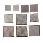 Sada 10 univerzálních šablon BGA Reballing přímé teplo 0,3 až 0,76 mm