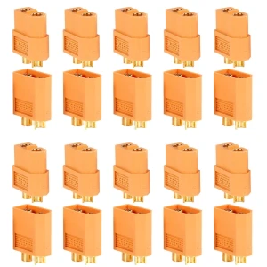 Pack 20 konektorů XT60 (10 samice + 10 samec) Amass pro LiPo baterie