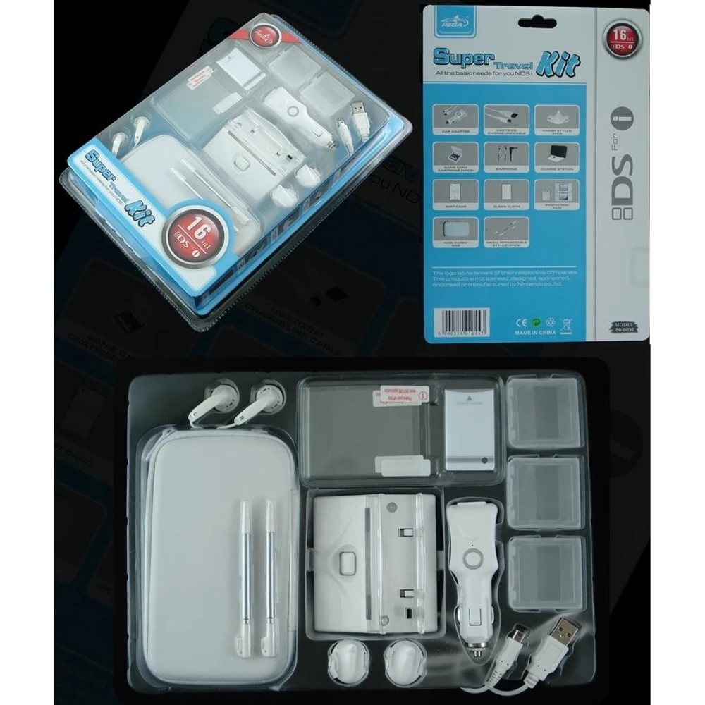 Nintendo DSi 16 v 1 Travel Kit sada příslušenství