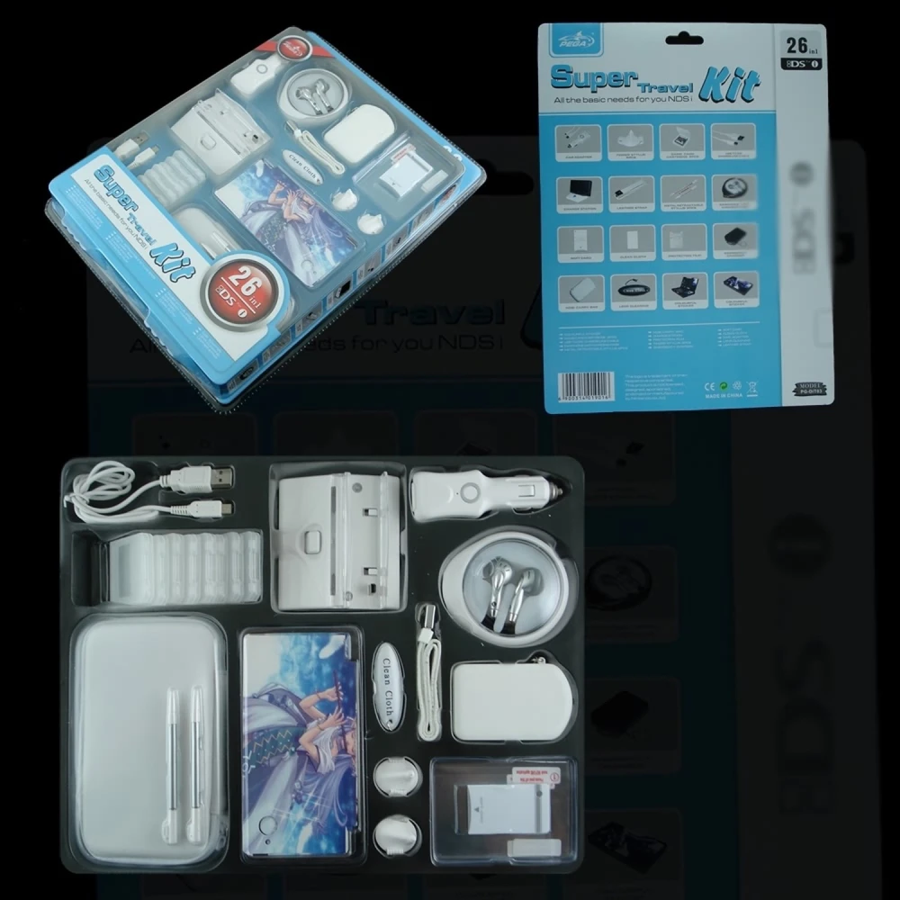 Sada příslušenství Nintendo DSi 26 v 1 Travel Kit na cesty