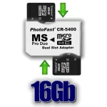 Pack adaptér 2xMicroSDHC na MS Pro Duo 32GB pro PSP a fotoaparát