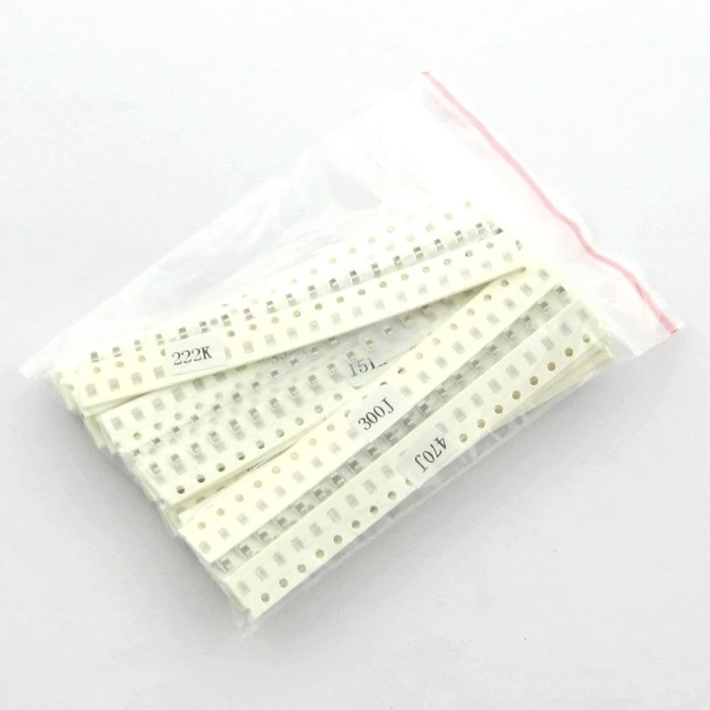 Sada SMD kondenzátorů 0805 - 700 ks, 35 různých hodnot od 1pF do 10uF
