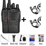 Sada 2 vysílaček Baofeng BF-888S UHF 5W s headsetem