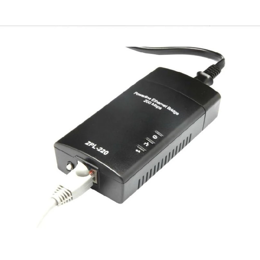 PLC Ethernet Zinwell ZPL-220 200Mbps pro připojení přes elektrickou síť