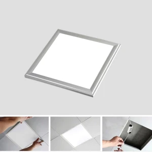 LED panel 30x30 cm 12W stříbrný rám 6000K