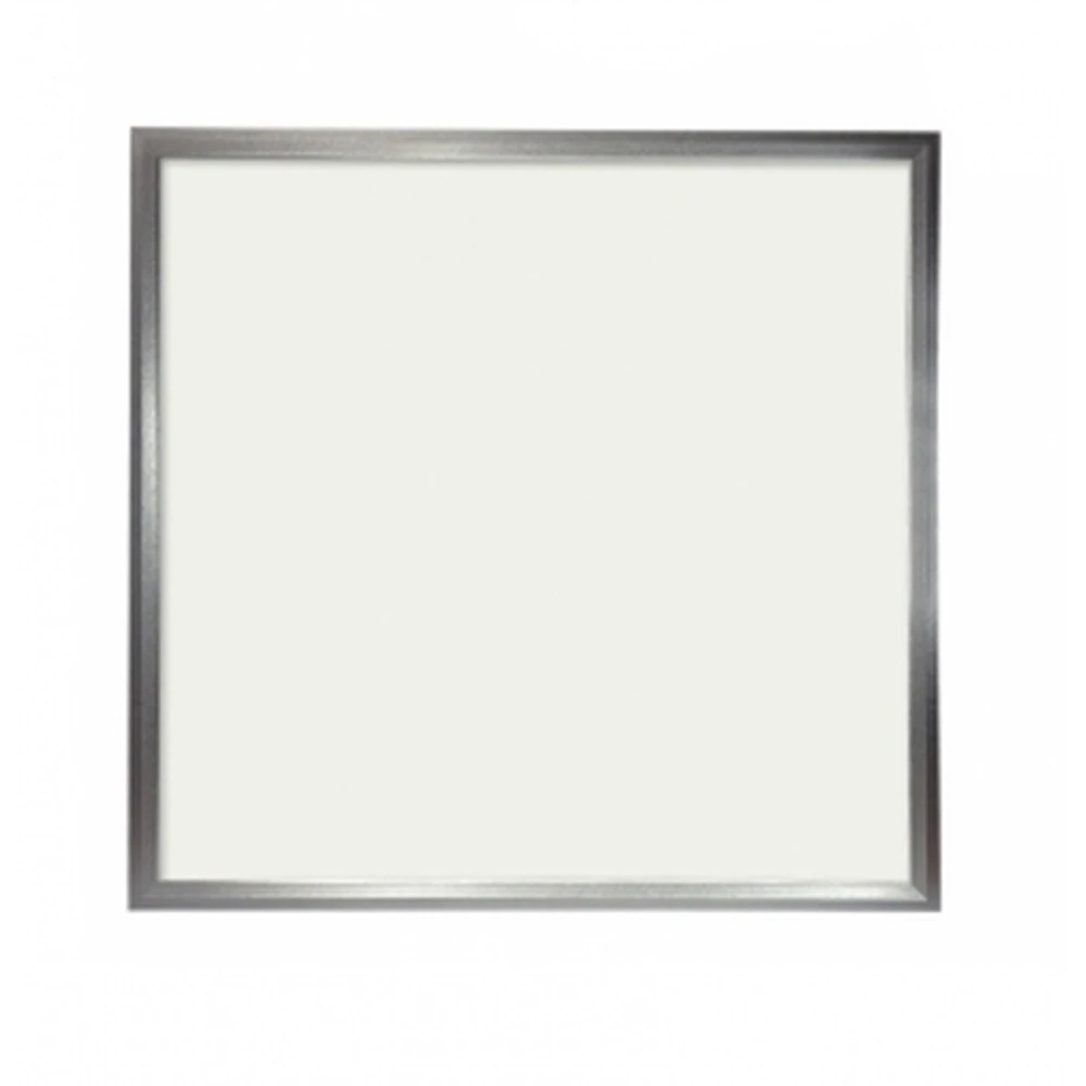 Slim LED panel 60x60 cm 48W studená bílá 6000K se stříbrným rámem a driverem