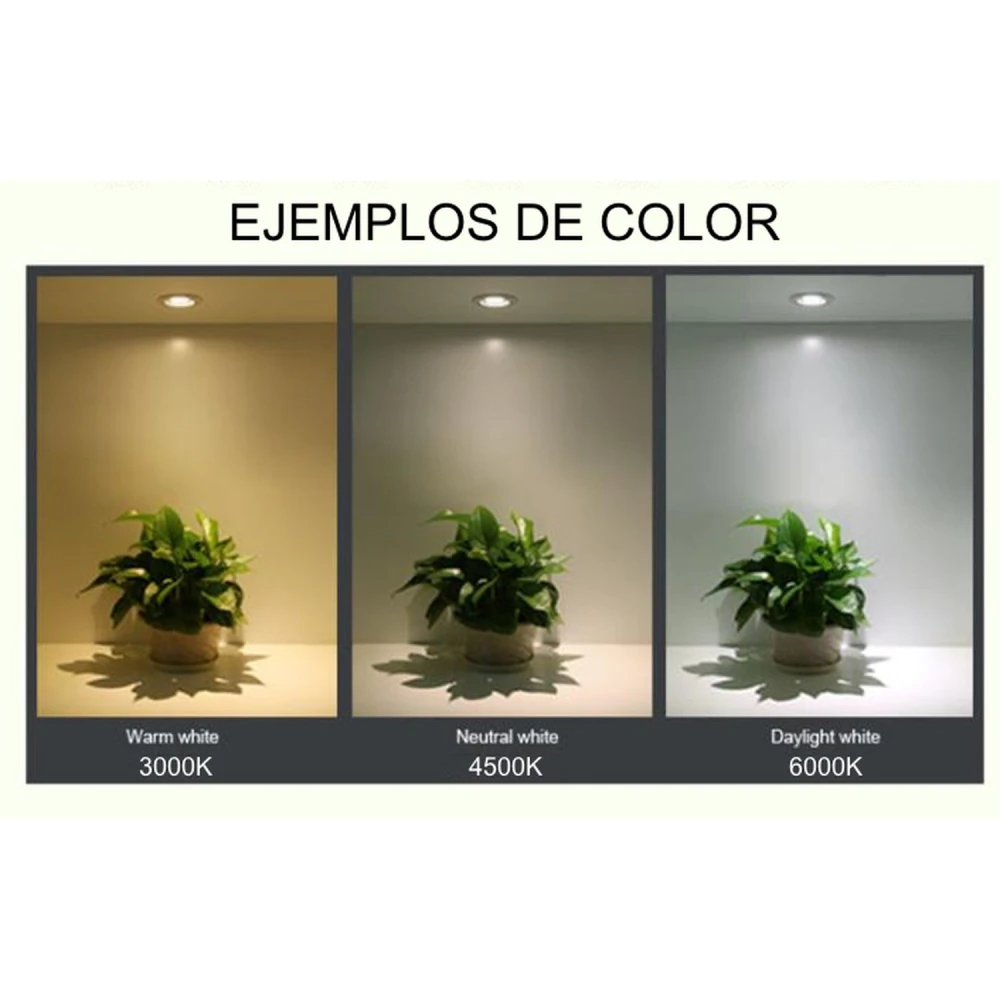 Panel LED 60x60 48W instalado en falso techo con diseño ultra fino