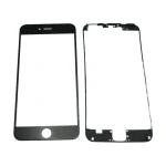 Skleněný displej iPhone 6 Plus černý + lepicí rám pro opravu