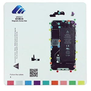Magnetická podložka na šroubky iPhone 4 od satkit