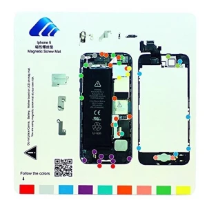 Magnetická tabule na šroubky iPhone 5 s barevným vedením