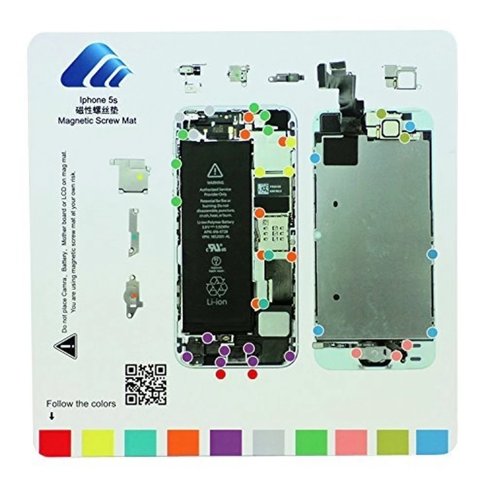 Magnetická deska na šroubky iPhone 5S od satkit