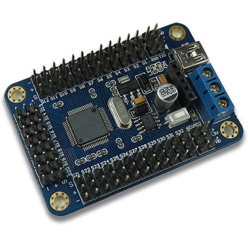 Řídicí deska serv 32 kanálů pro Arduino s přesným řízením