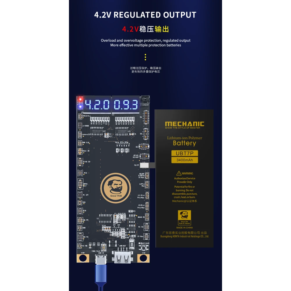 Mechanic BA27 deska pro aktivaci baterie pro iPhone a Android