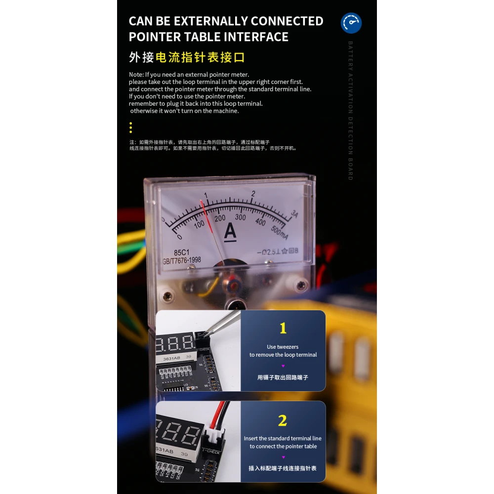 Mechanic BA27 deska pro aktivaci baterie pro iPhone a Android
