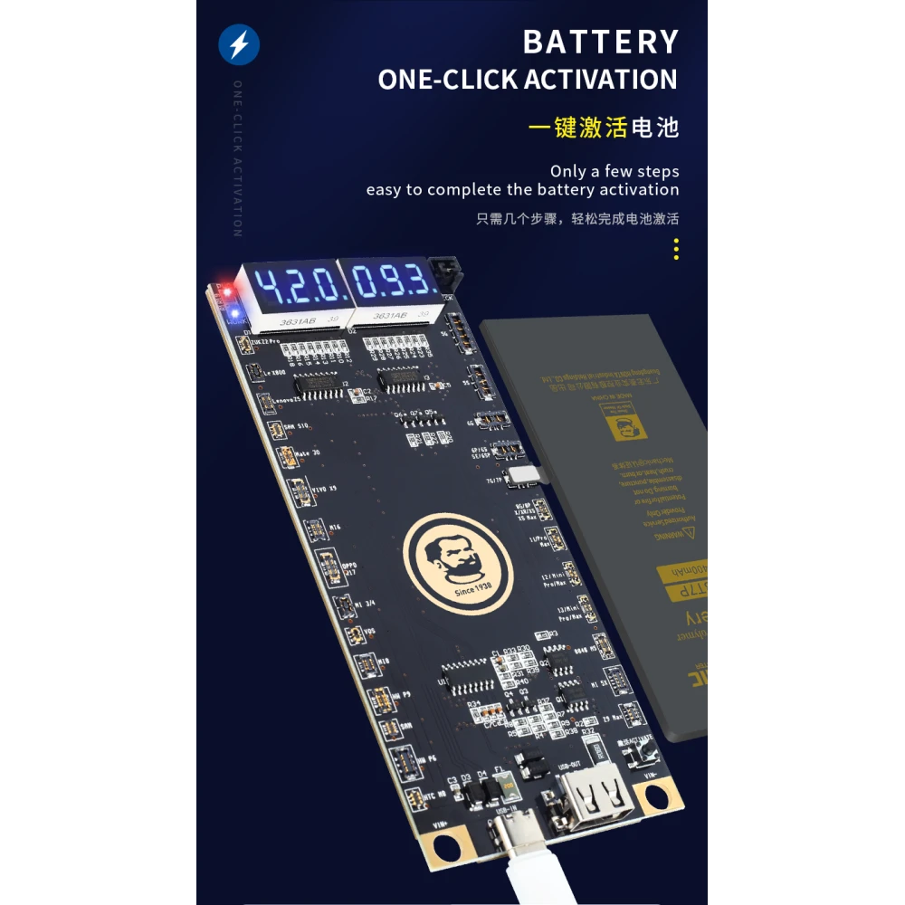 Mechanic BA27 deska pro aktivaci baterie pro iPhone a Android