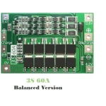 Vyvažovaná PCB ochranná deska 3S 60A pro Li-ion baterii