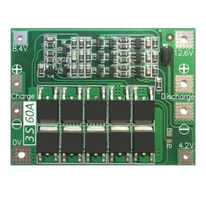 Ochranná deska PCB 3S 60A pro Li-ion baterii, vylepšená verze