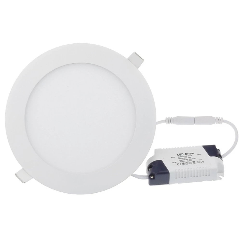 Kulatý LED panel 24W studená bílá SuperSlim 6000K
