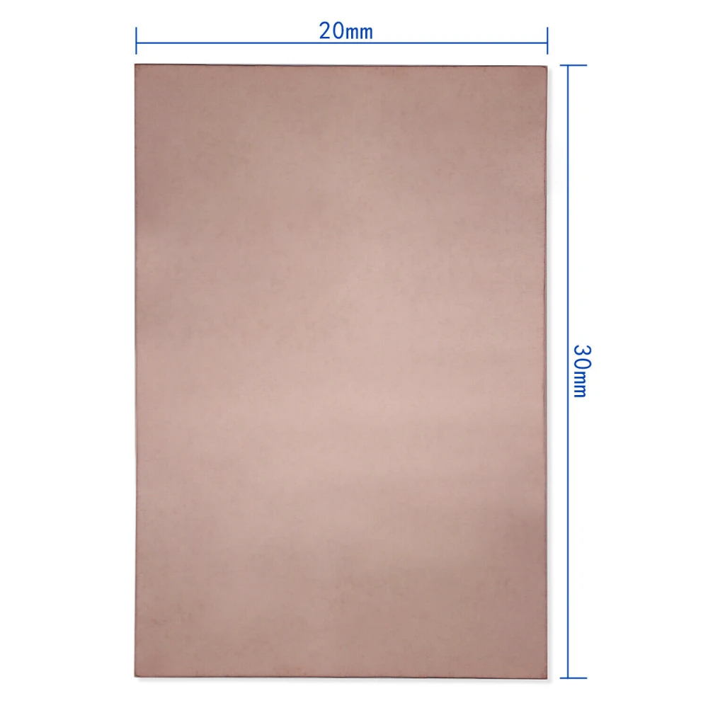 PCB deska s mědí 20x30cm jednostranná z FR4 pro DIY