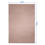 PCB deska s mědí 20x30cm jednostranná z FR4 pro DIY