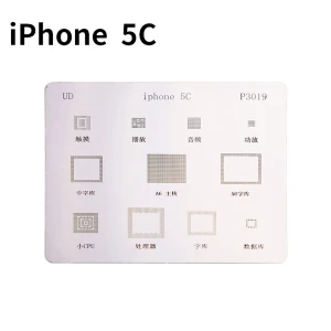 Stencil deska IC iPhone 5C pro BGA reballing Mlink