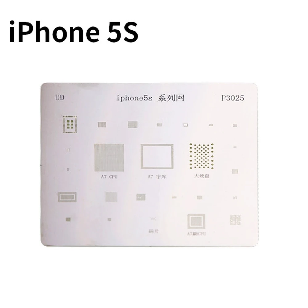 Stencil deska IC iPhone 5S pro profesionální opravu s šablonou pro reballing