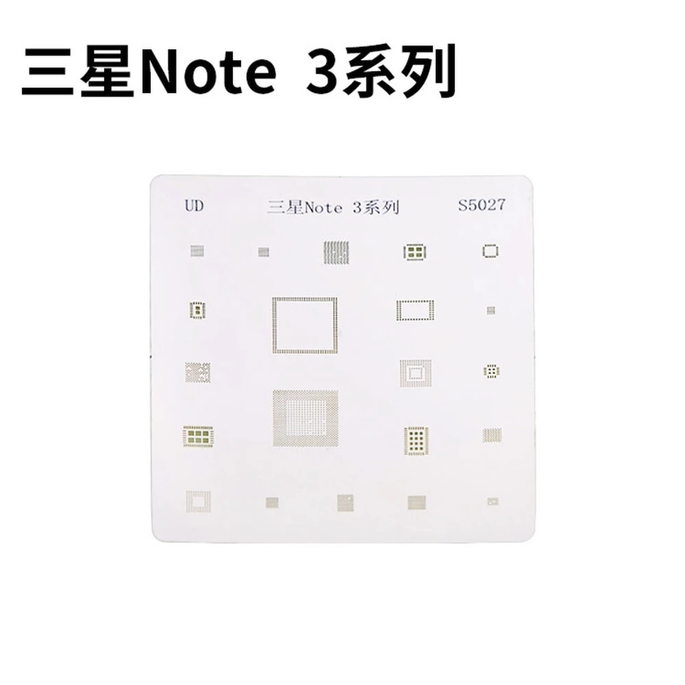 Stencil deska IC Samsung Note 3 pro opravu BGA s přímým ohřevem