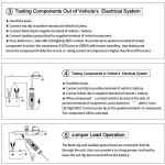 Zkoušečka obvodu do auta DY18 12V a 24V pro elektrickou diagnostiku