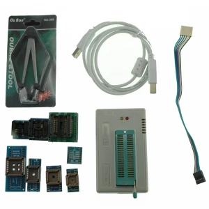 Univerzální USB programátor Minipro TL866A s ICSP a 5 sockety pro mikrokontroléry
