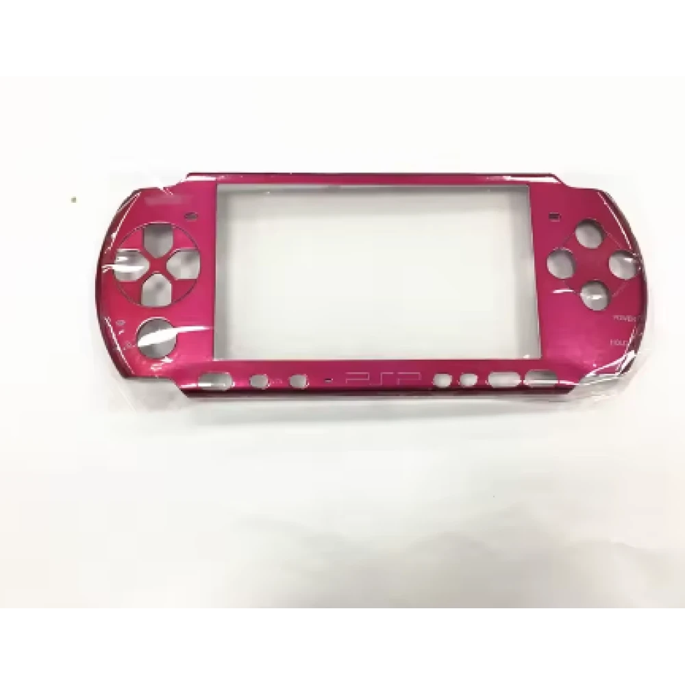 Růžový hliníkový kryt pro PSP3000 – odolná kovová ochrana
