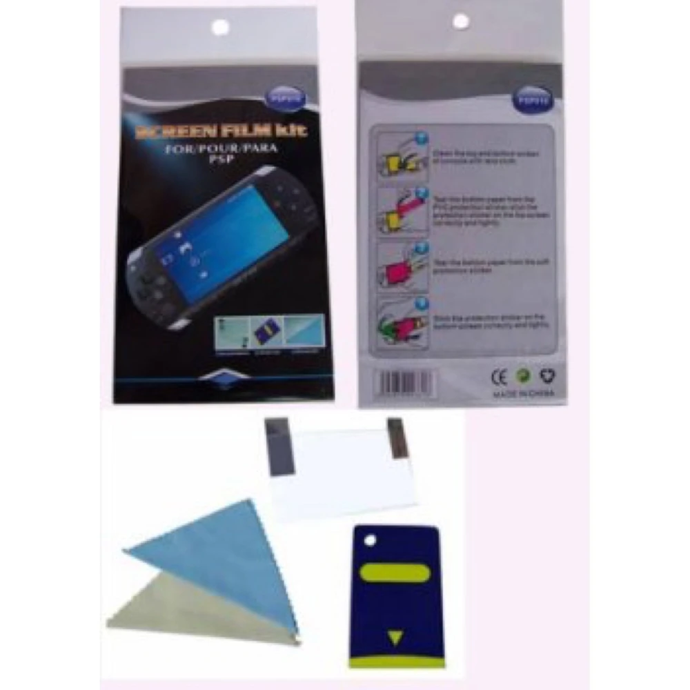 Ochranná fólie na displej PSP kompatibilní s PSP2000 Slim, PSP 3000 a PSP E1004 Street