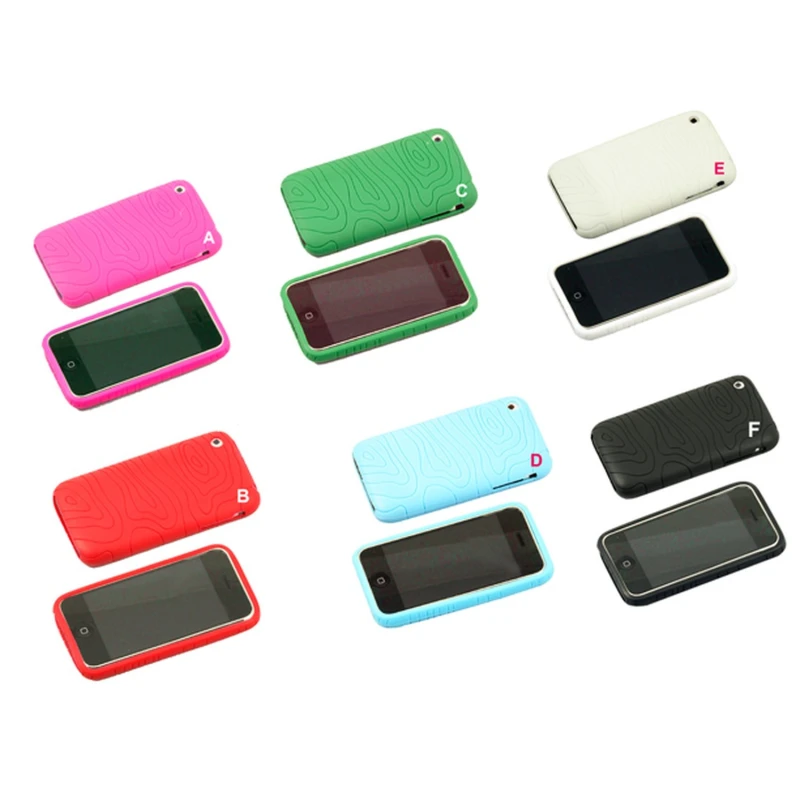 Silikonové pouzdro pro iPhone 3G a iPhone 3GS v 7 barvách