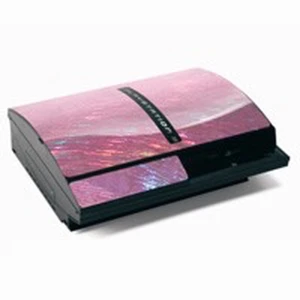 Růžová ochranná fólie PS3 Laser Pink