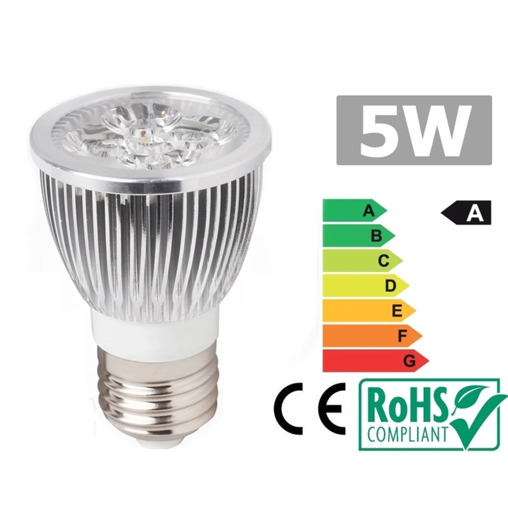 LED žárovka E27 5W teplé světlo 3300K - úsporné osvětlení