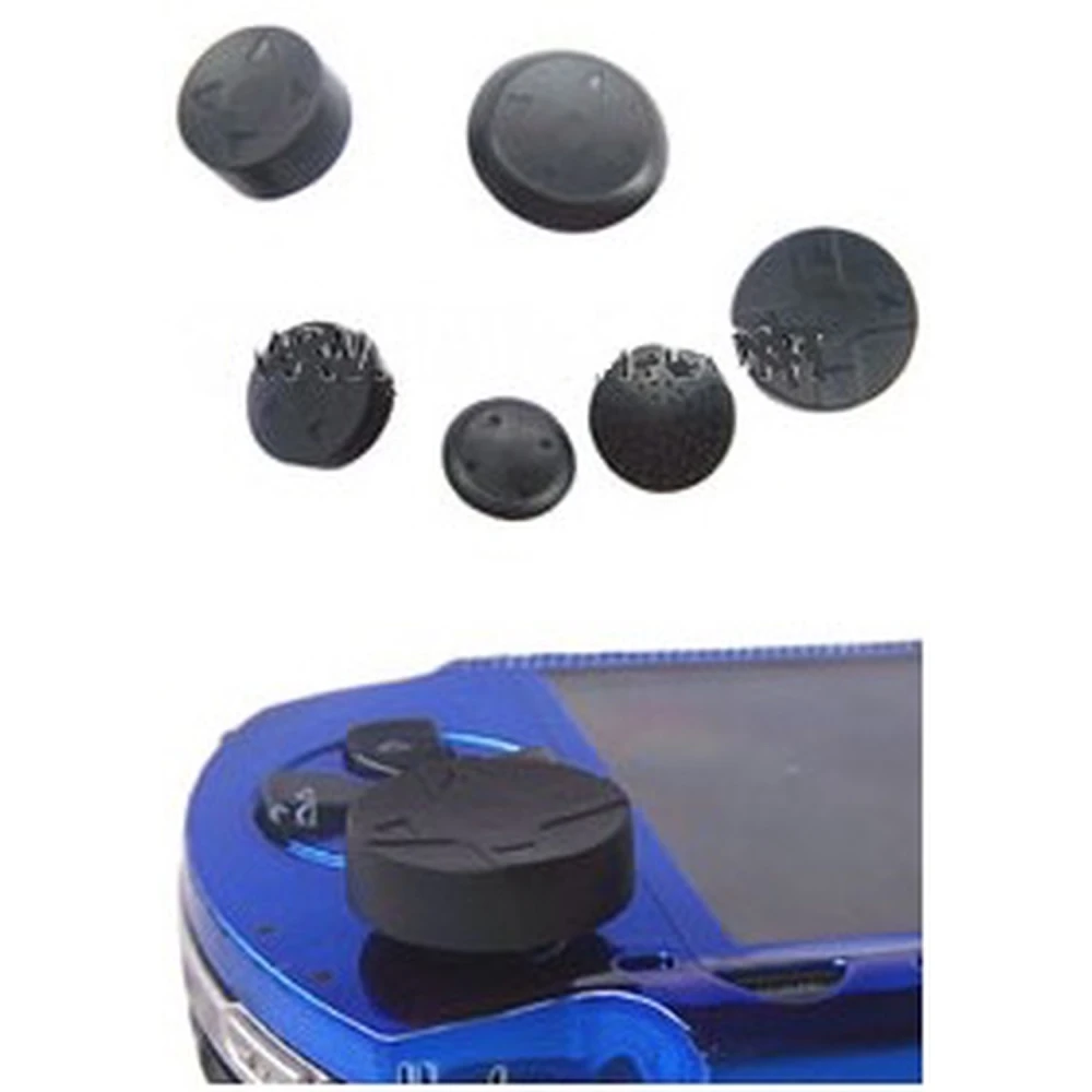 PSP Analog Stick Armor 6in1 Kit černý pro opravu a výměnu PSP