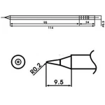 Pájecí hrot Aoyue LF-I s integrovaným topným tělesem