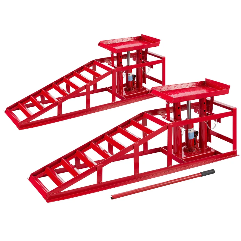 Hydraulická rampa pro auto 2 tuny – nastavitelná zvedací rampa