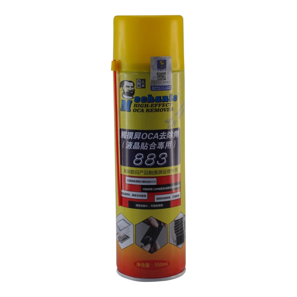 Odstraňovač lepidla OCA 883 LCD čistič 550ml Mechanic pro efektivní opravy