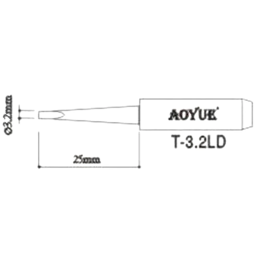 Náhradní hrot páječky Aoyue T3,2LD pro pájecí stanice
