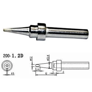 Náhradní hrot páječky Mlink S4 MOD 200-1,2D kompatibilní s více stanicemi
