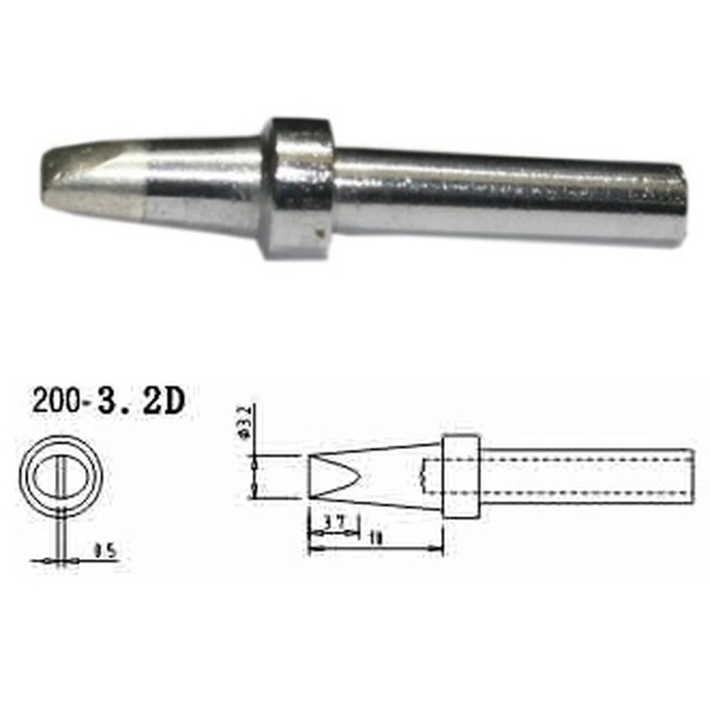 Náhradní hrot páječky Mlink S4 MOD 200-3,2D pro pájecí stanice