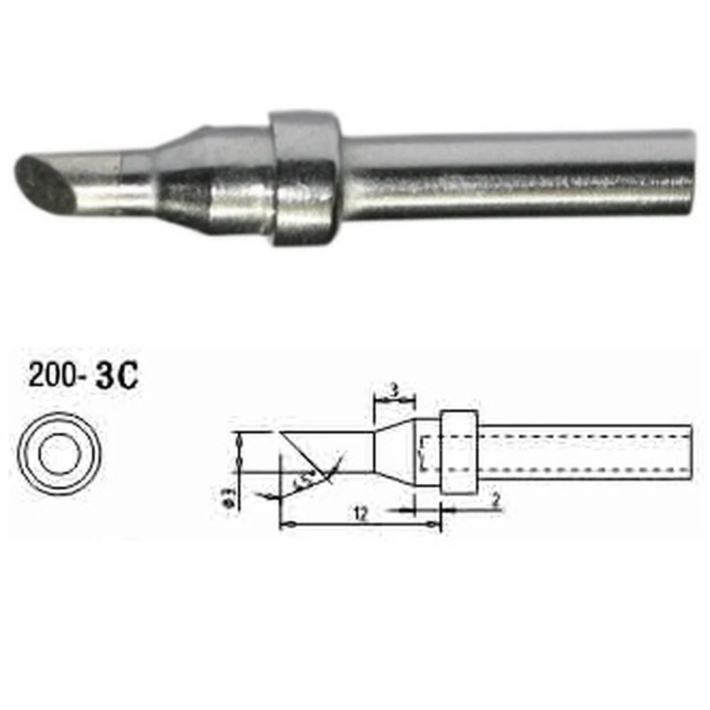 Náhradní hrot páječky Mlink S4 MOD 200-3C pro pájecí stanice